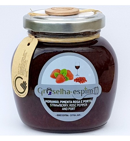 Strawberry, Rose Pepper and Port Jam Strawberry, Rose Pepper and Port Jam